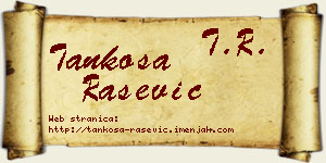 Tankosa Rašević vizit kartica